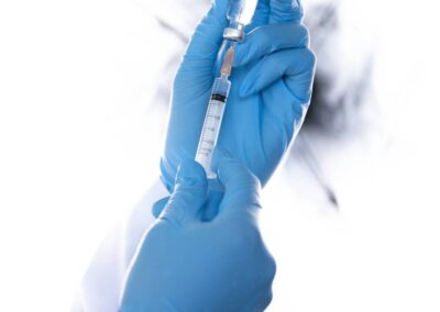 Blue Nitrile Disposable Examination Glove