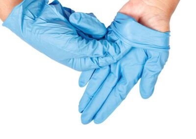 Blue Nitrile Disposable Examination Glove